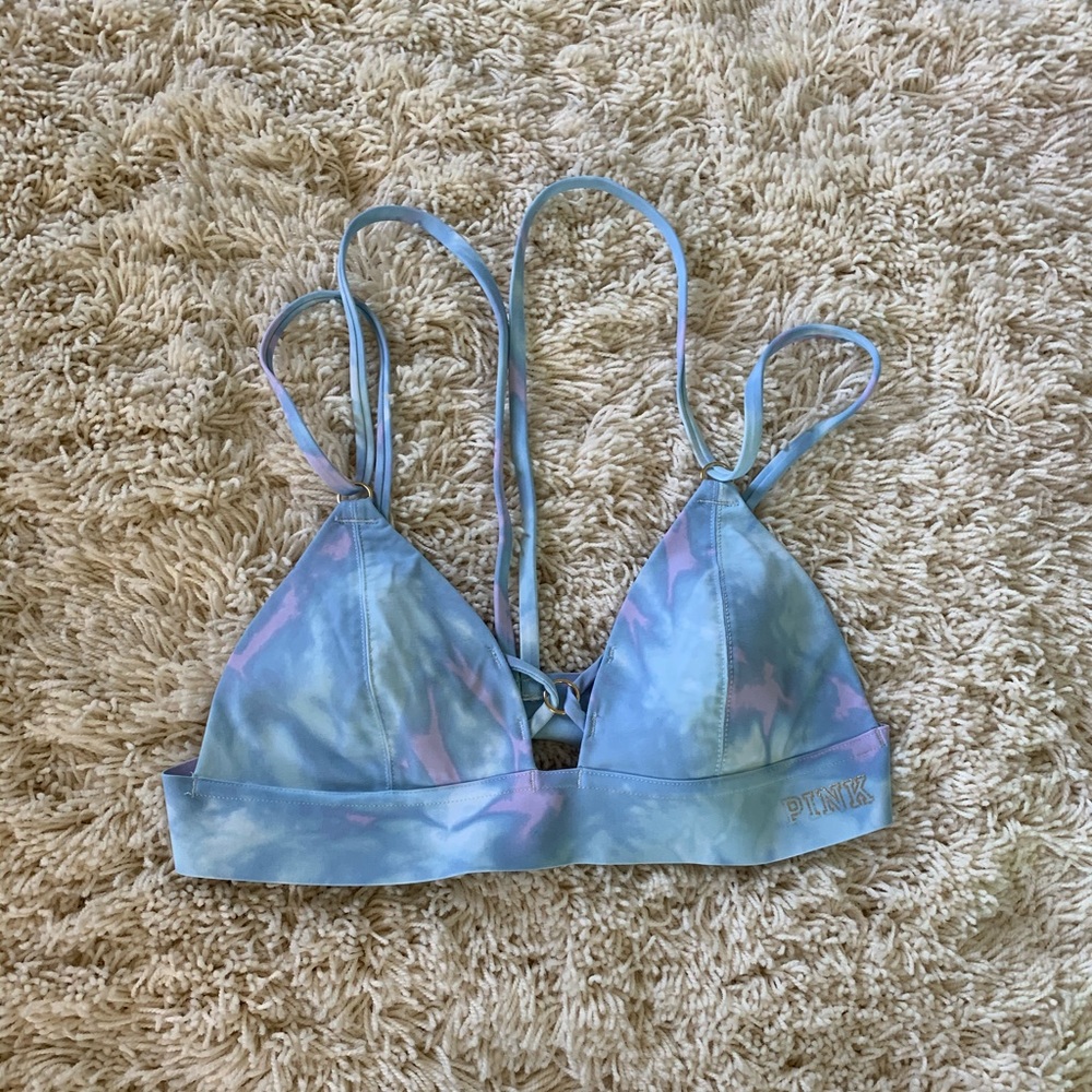 VS PINK COTTON CANDY SILKY BRA